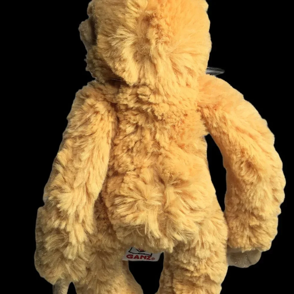 Ganz Hanging Monkey Soft Plush Orange Cream Stuffed Animal H10671 VHTF 10" RARE - Picture 6 of 8